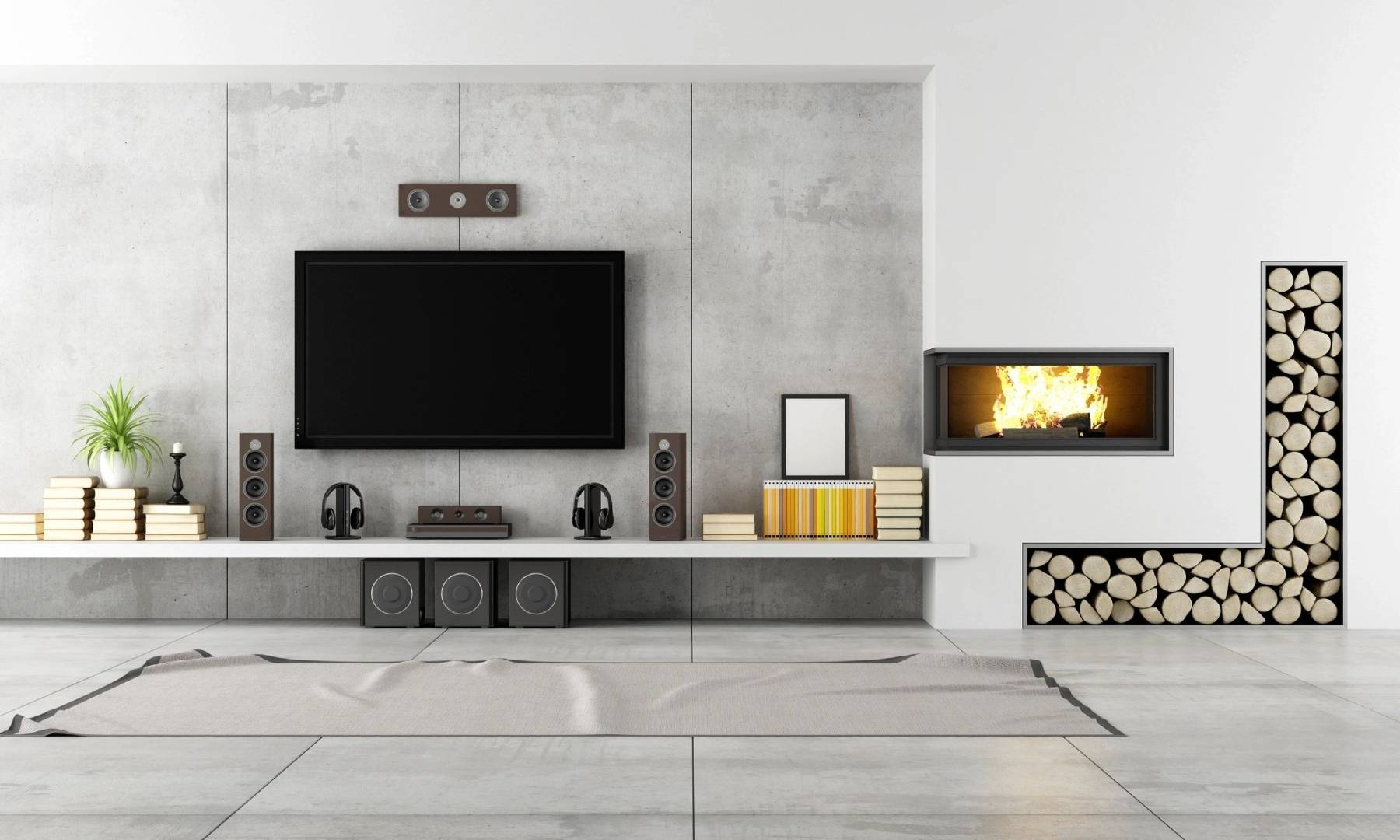 Modern TV unit