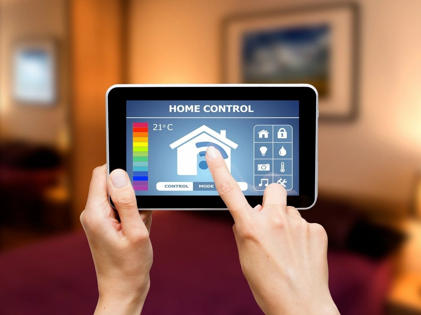 Remote Home control system on a smartphone